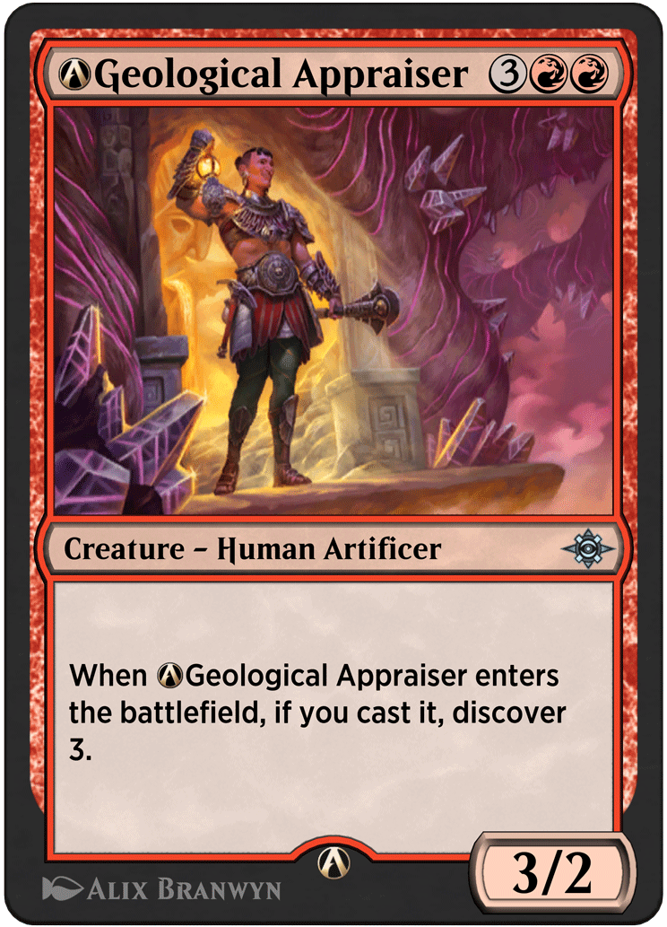 Geological Appraiser rebalanced Alchemy card
