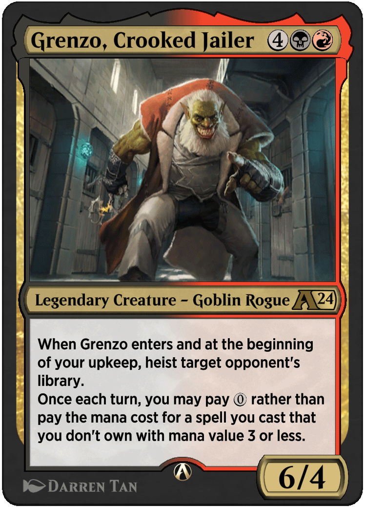 Grenzo, Crooked Jailer rebalanced Alchemy card