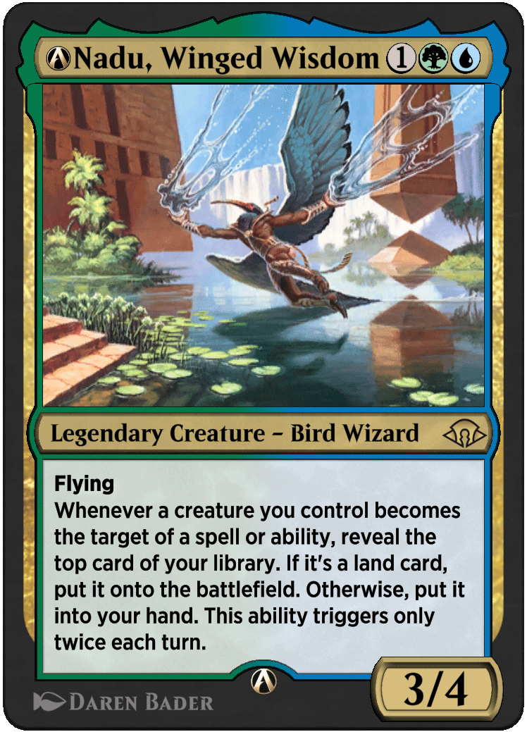 Nadu, Winged Wisdom rebalanced Alchemy card