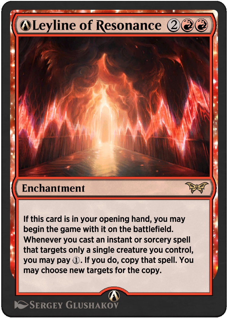 Leyline of Resonance rebalanced Alchemy card