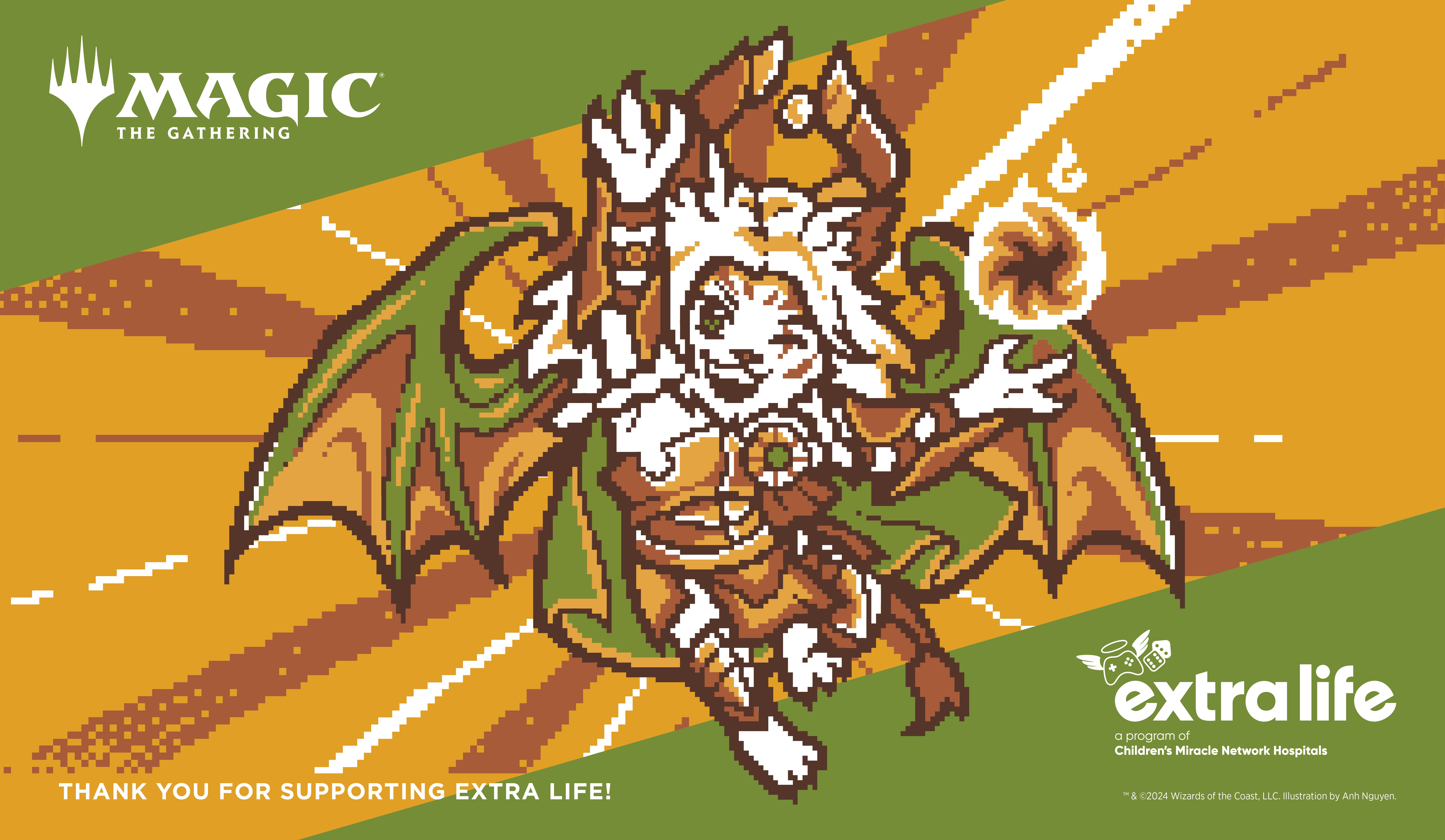 Ajani Playmat 2024