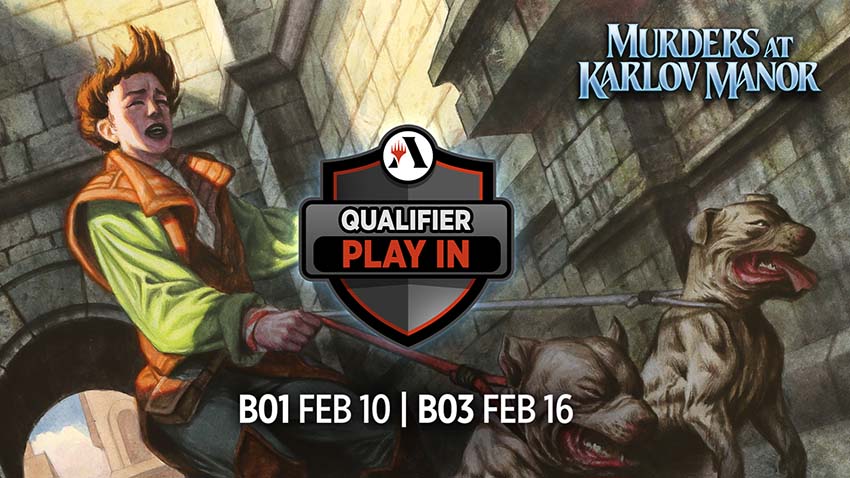 Murders at Karlov Manor Best-of-One Qualifier Play-In this weekend, February 10