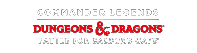 Commander Legends: Battle for Baldur's Gate Set Logo