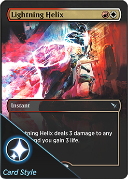 Lightning Helix card style