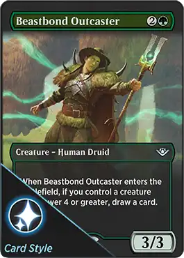 Beastbond Outcaster card style