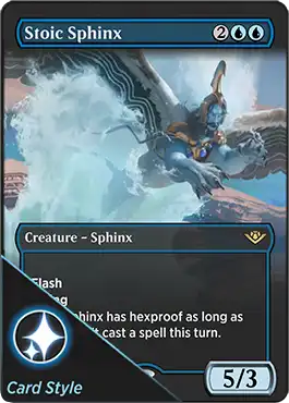 Stoic Sphinx card style