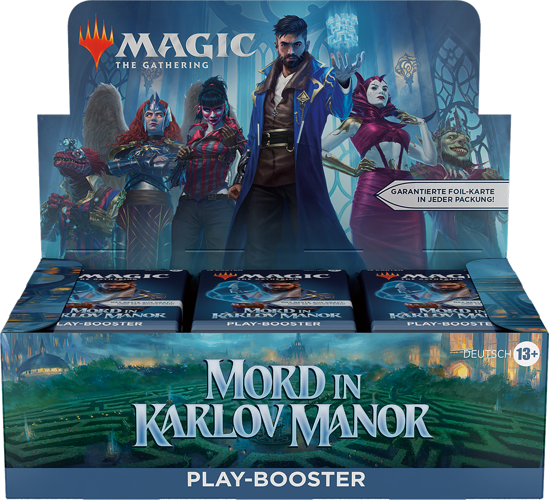 Mord in Karlov Manor Play-Booster-Display