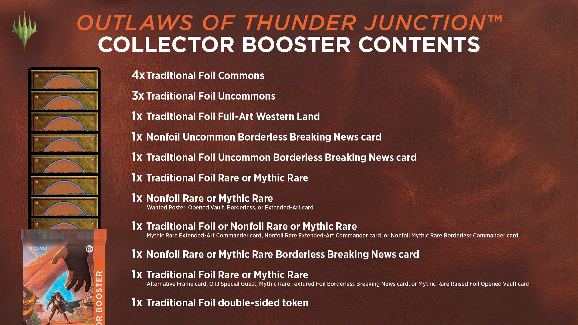 Outlaws of Thunder Junction Collector Booster Breakdown