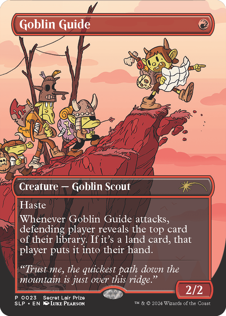 Goblin Guide (promocional de premio de Secret Lair sin borde)