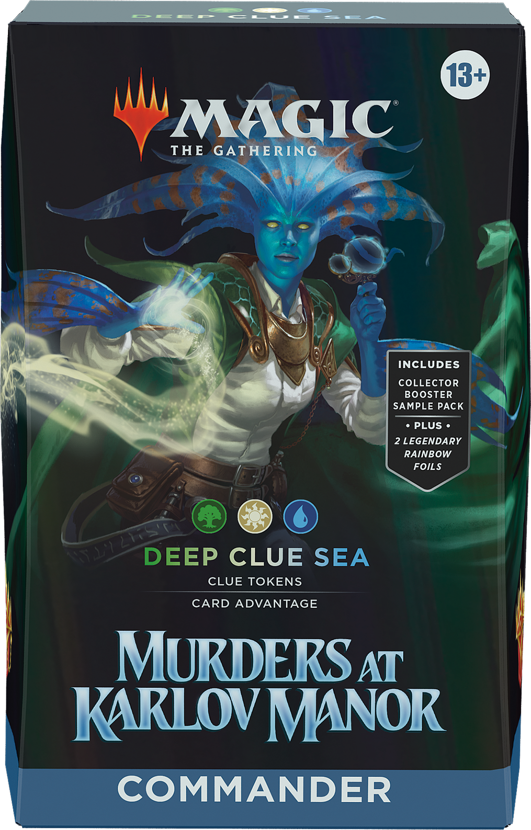 Deep Clue Sea (verde, branco e azul)