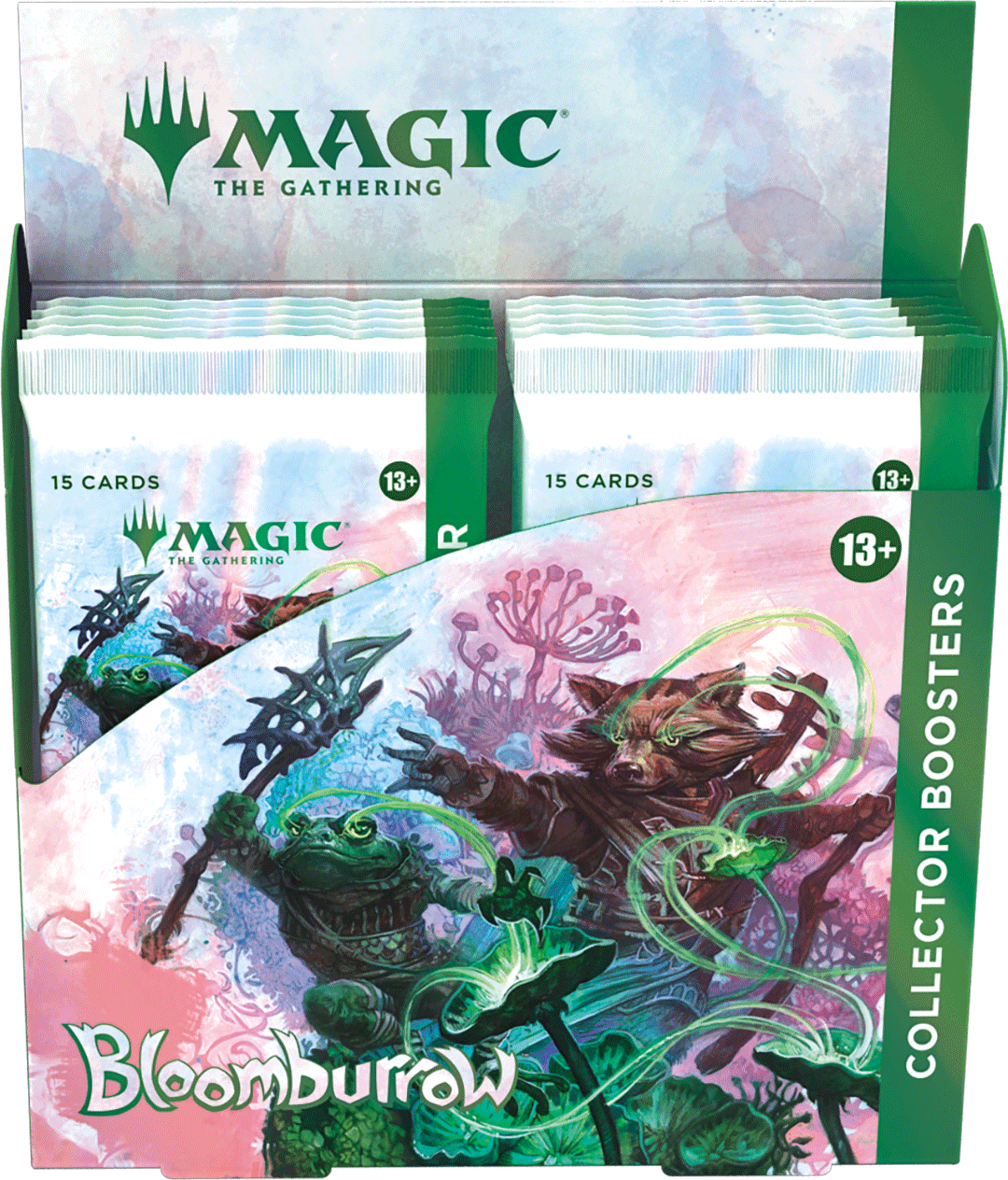 Bloomburrow Collector Booster display
