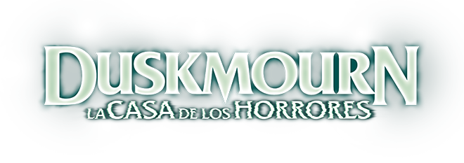 Logotipo de la colección Duskmourn: La casa de los horrores