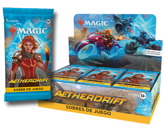 Caja de sobres de juego de Aetherdrift