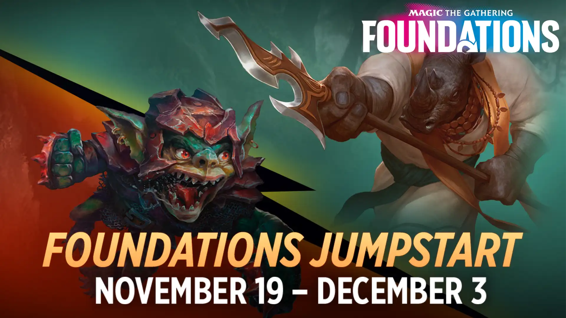 Foundations Jumpstart, November 19–December 3