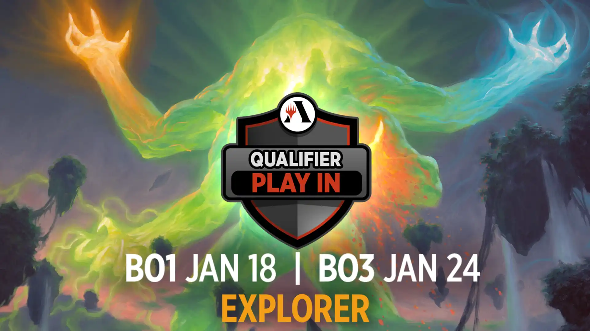 Qualifier Play-In, Best-of-One January 18, Best-of-Three January 24, Explorer format