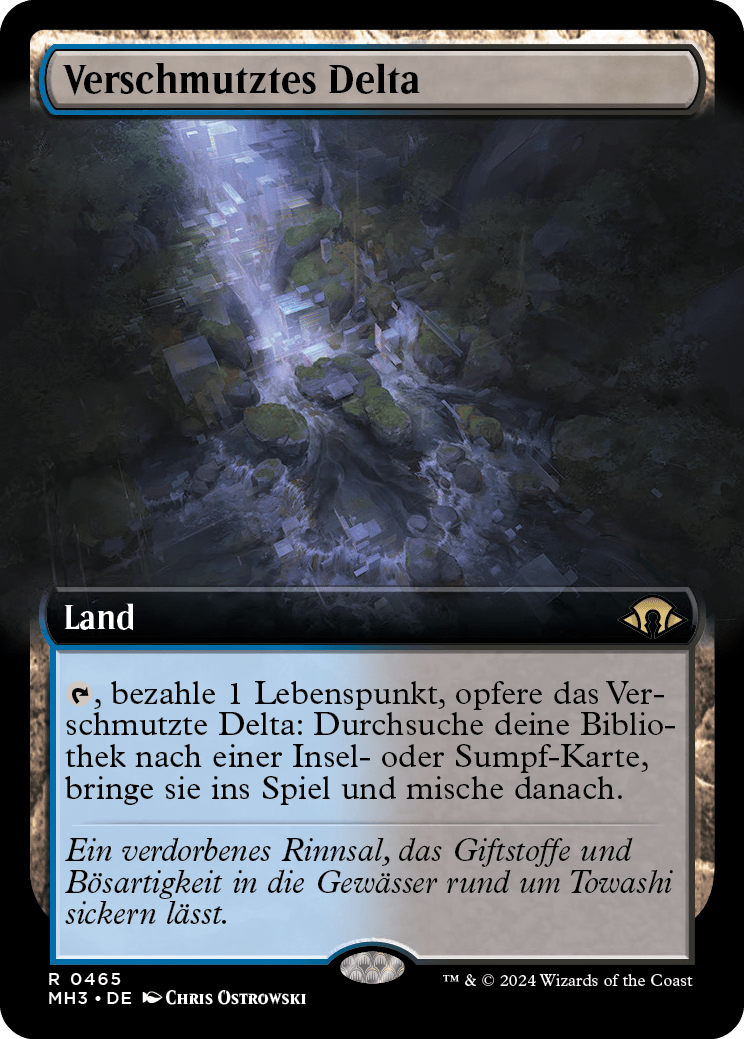 Verschmutztes Delta (mit erweitertem Kartenrand)