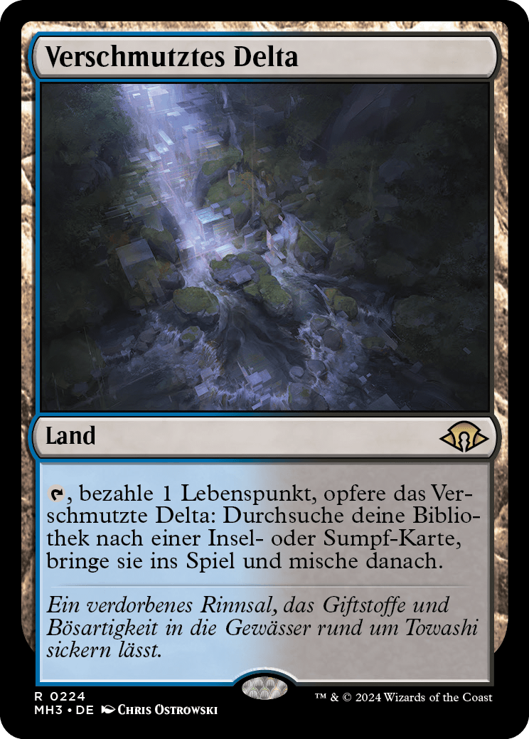 Verschmutztes Delta