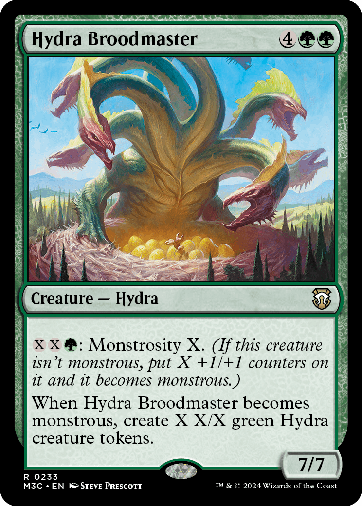 《ハイドラの繁殖主/Hydra Broodmaster》 [M3C]