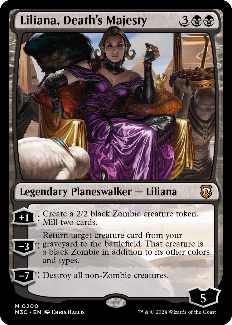 《死の権威、リリアナ/Liliana, Death's Majesty》 [M3C]