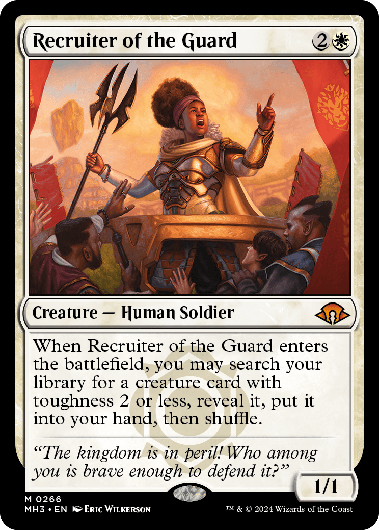 《護衛募集員/Recruiter of the Guard》 [MH3]