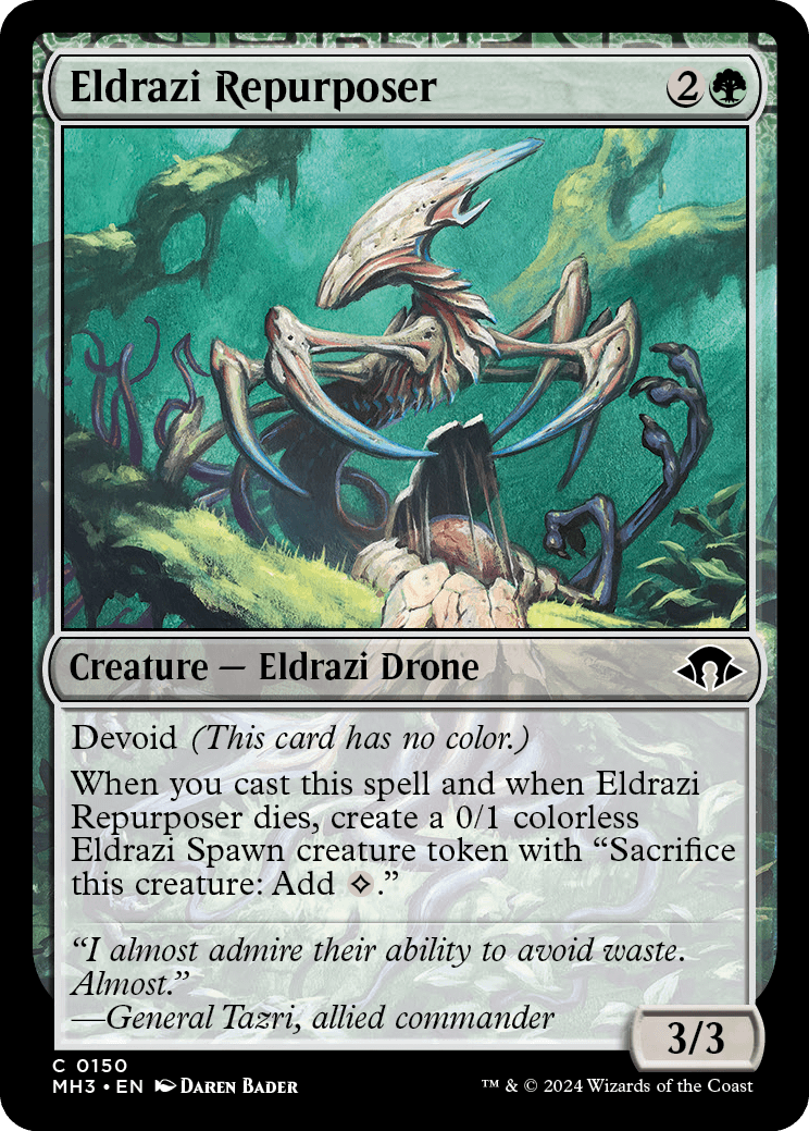 《エルドラージの再利用者/Eldrazi Repurposer》 [MH3]