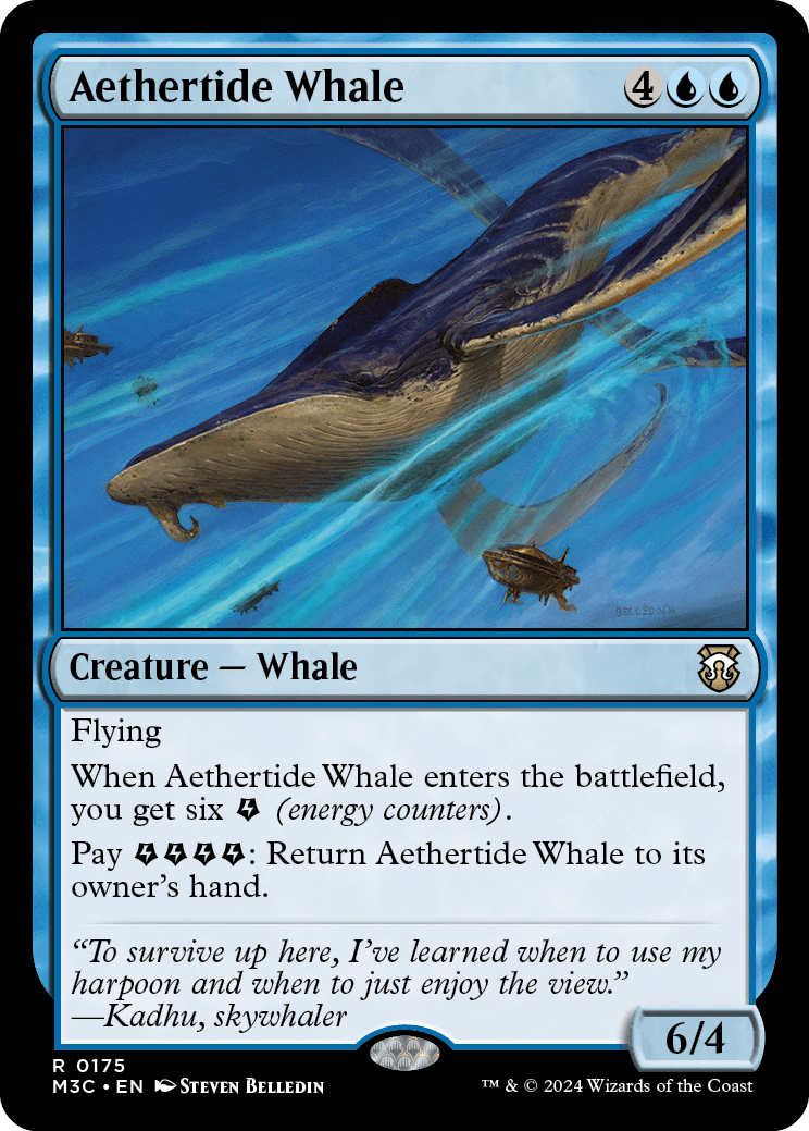 《霊気海嘯の鯨/Aethertide Whale》 [M3C]
