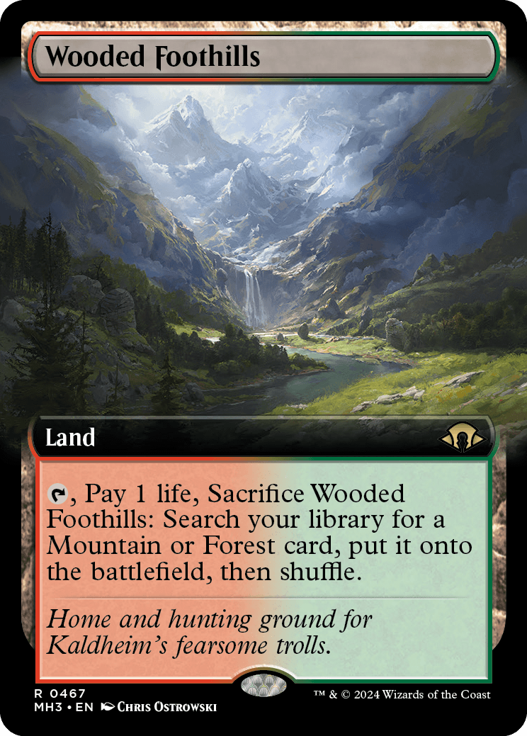 《樹木茂る山麓/Wooded Foothills》 [MH3]