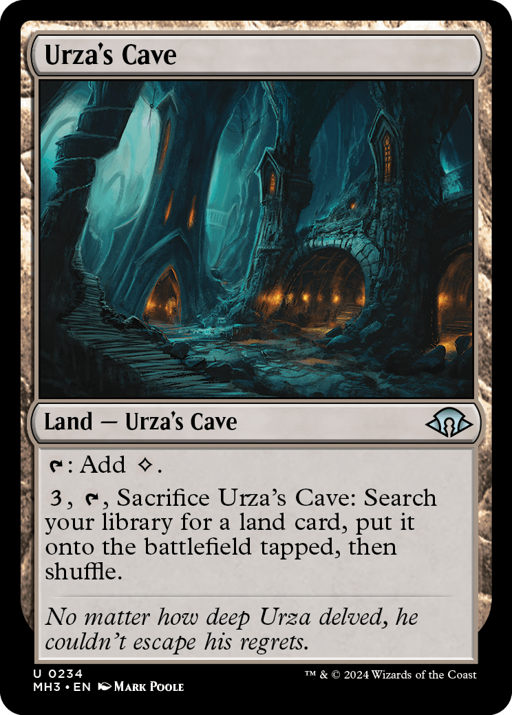 《ウルザの洞窟/Urza's Cave》 [MH3]