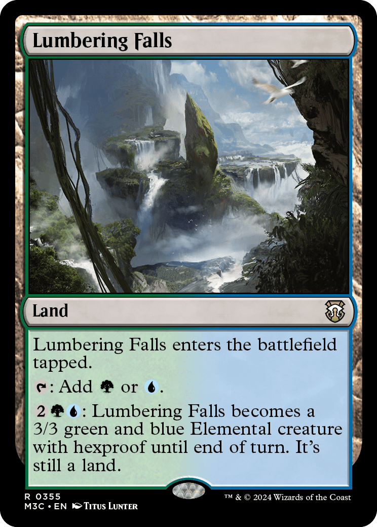 《伐採地の滝/Lumbering Falls》 [M3C]
