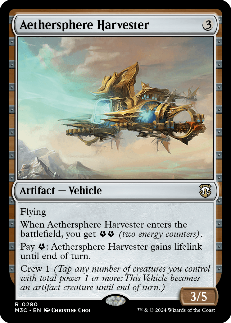 《霊気圏の収集艇/Aethersphere Harvester》 [M3C]