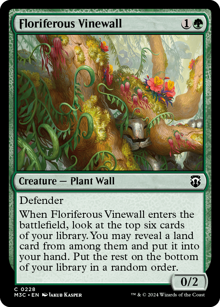 Floriferous Vinewall