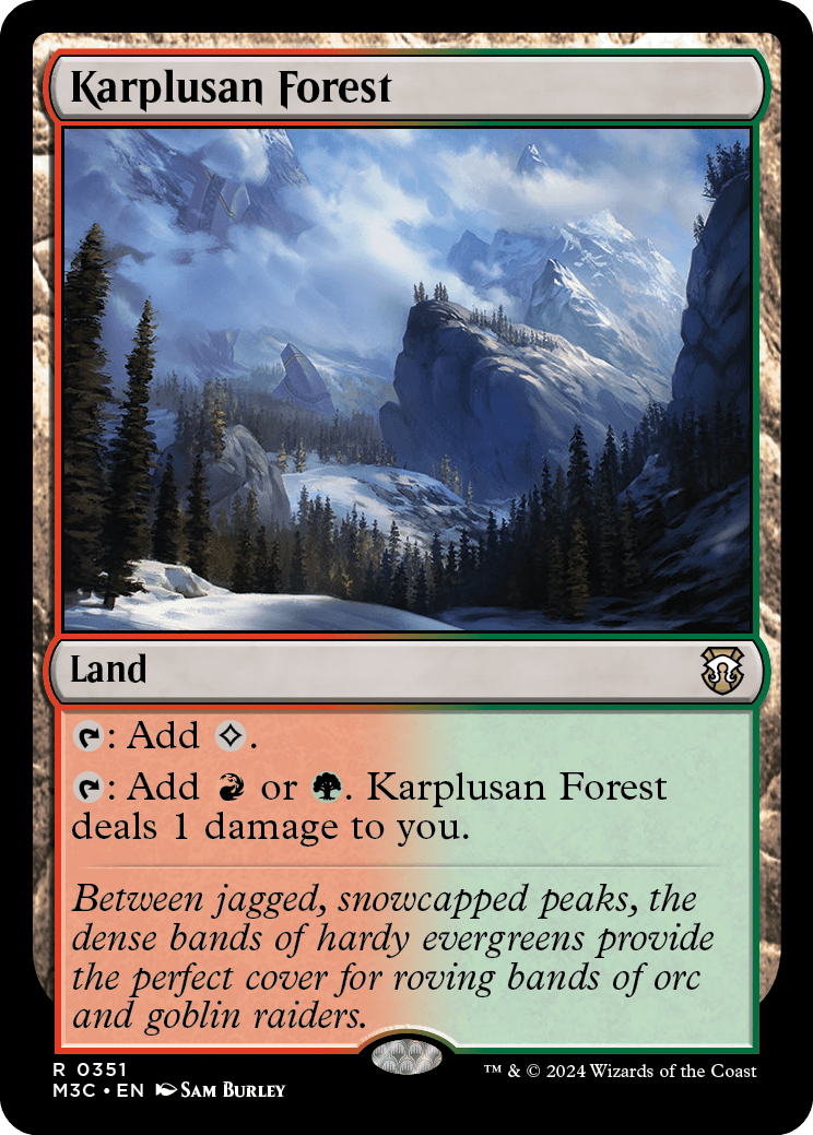 《カープルーザンの森/Karplusan Forest》 [M3C]