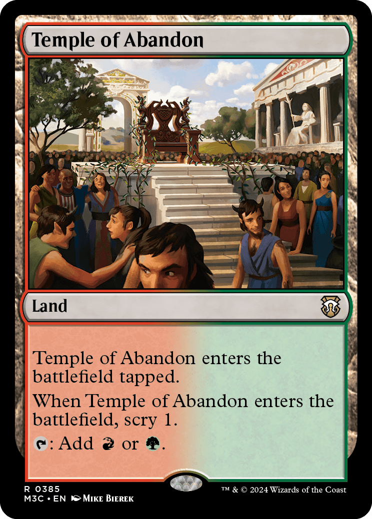 《奔放の神殿/Temple of Abandon》 [M3C]