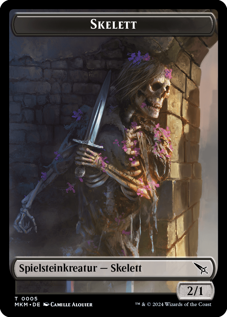 Skelett-Spielstein