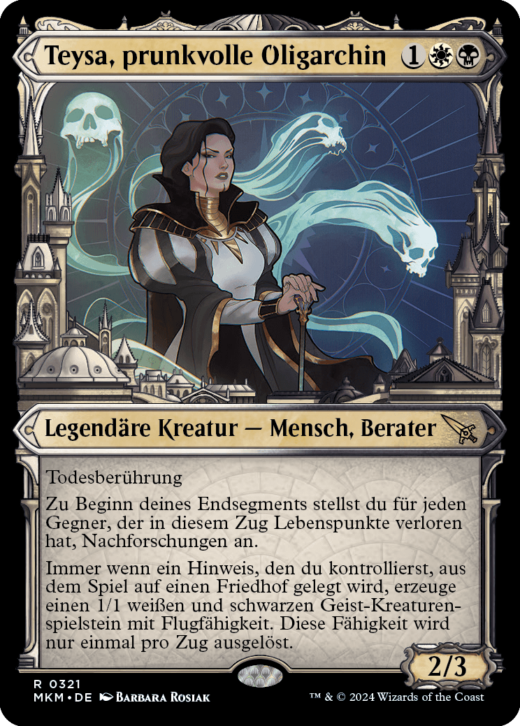 Teysa, prunkvolle Oligarchin (Ravnica-Kartendruck)