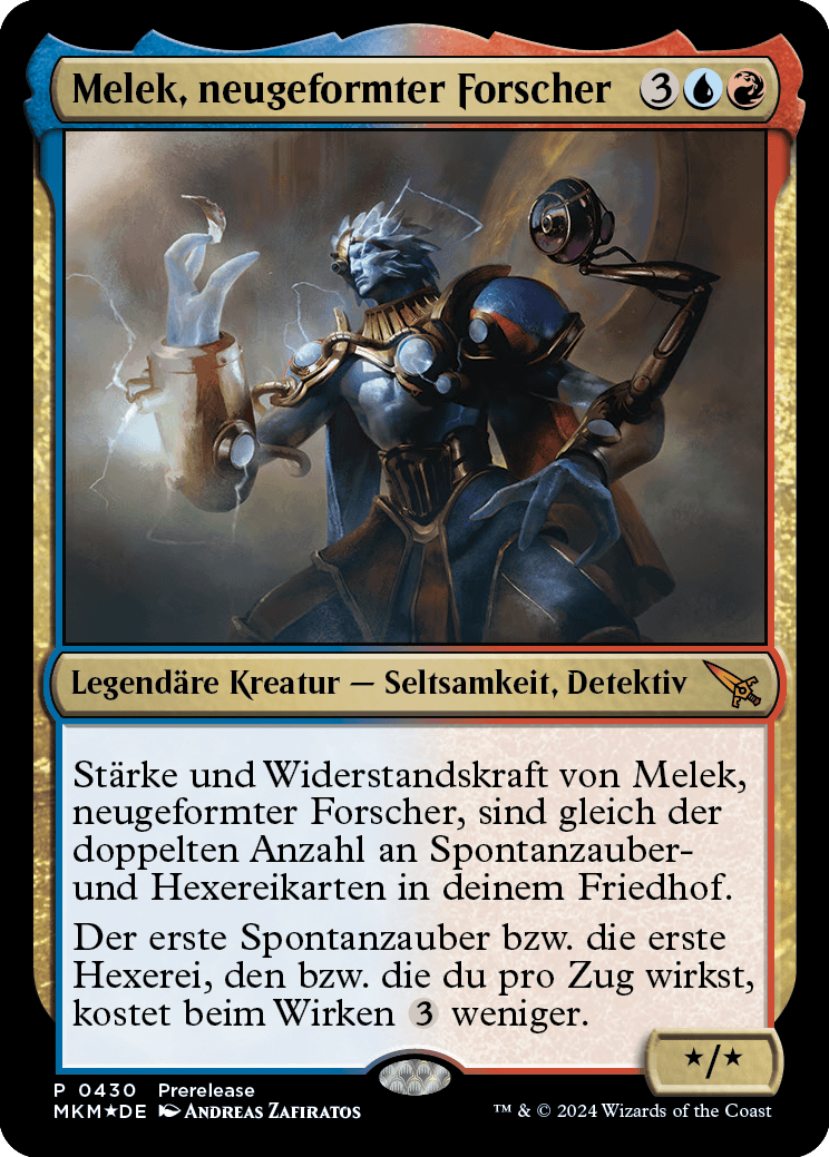 Melek, neugeformter Forscher (exklusiv in Prerelease-Packs)