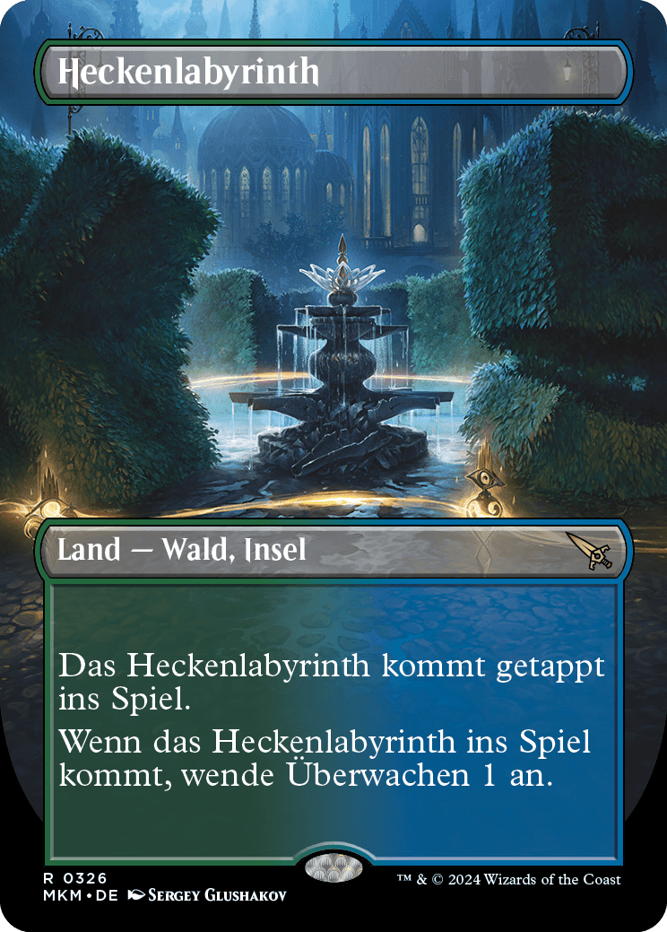 Heckenlabyrinth (ohne Rand)