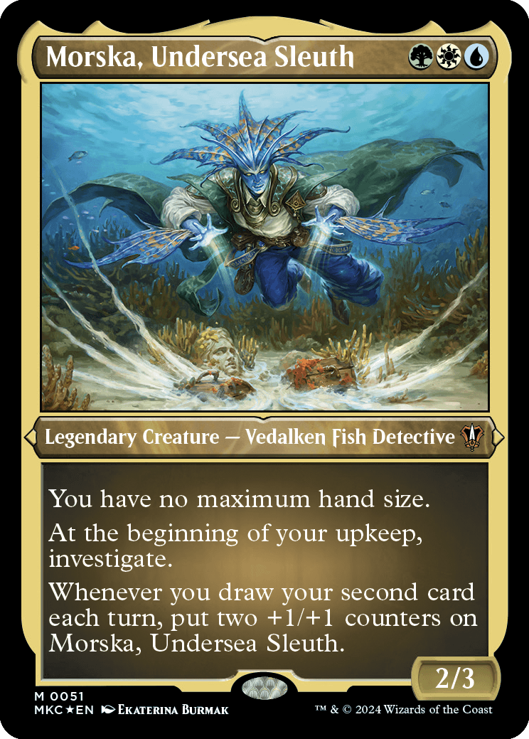 Morska, Undersea Sleuth (Foil-Etched Display Commander)