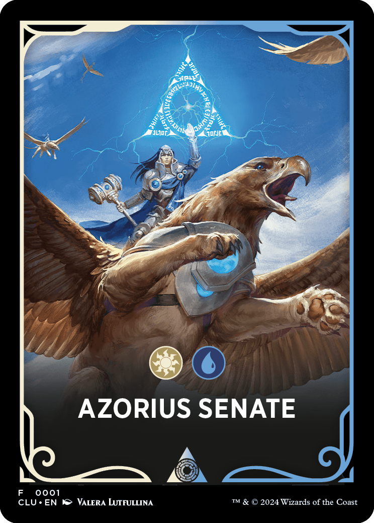 Card temático do Booster de Ravnica 2: Senado Azorius