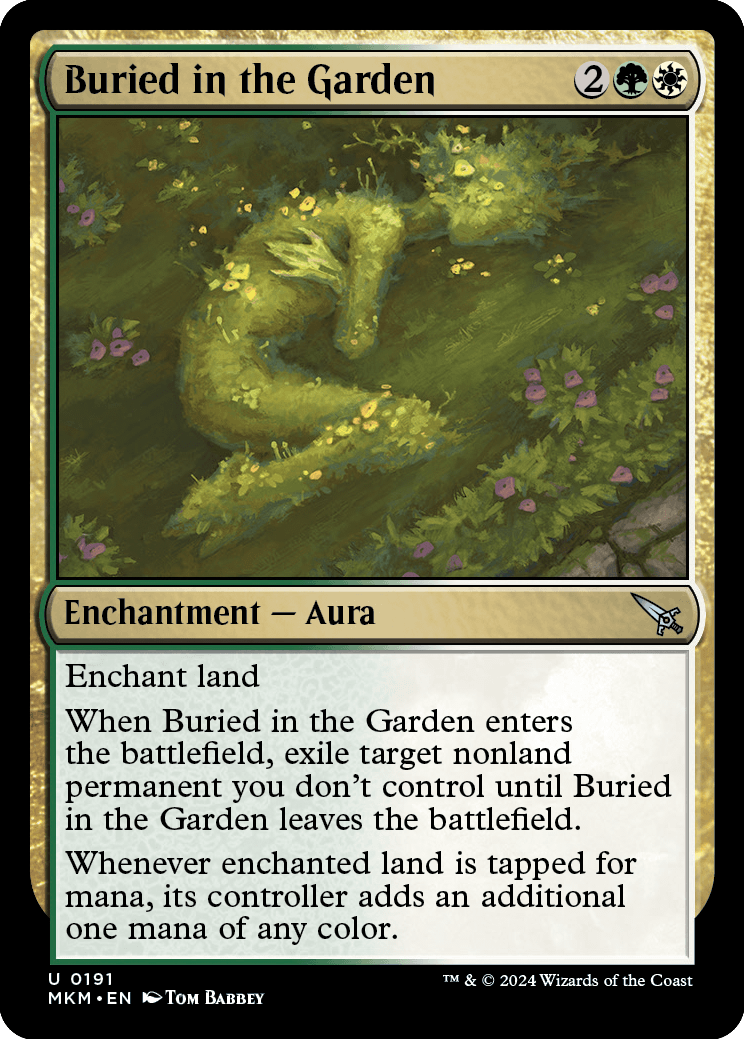 《庭園への埋設/Buried in the Garden》 [MKM]