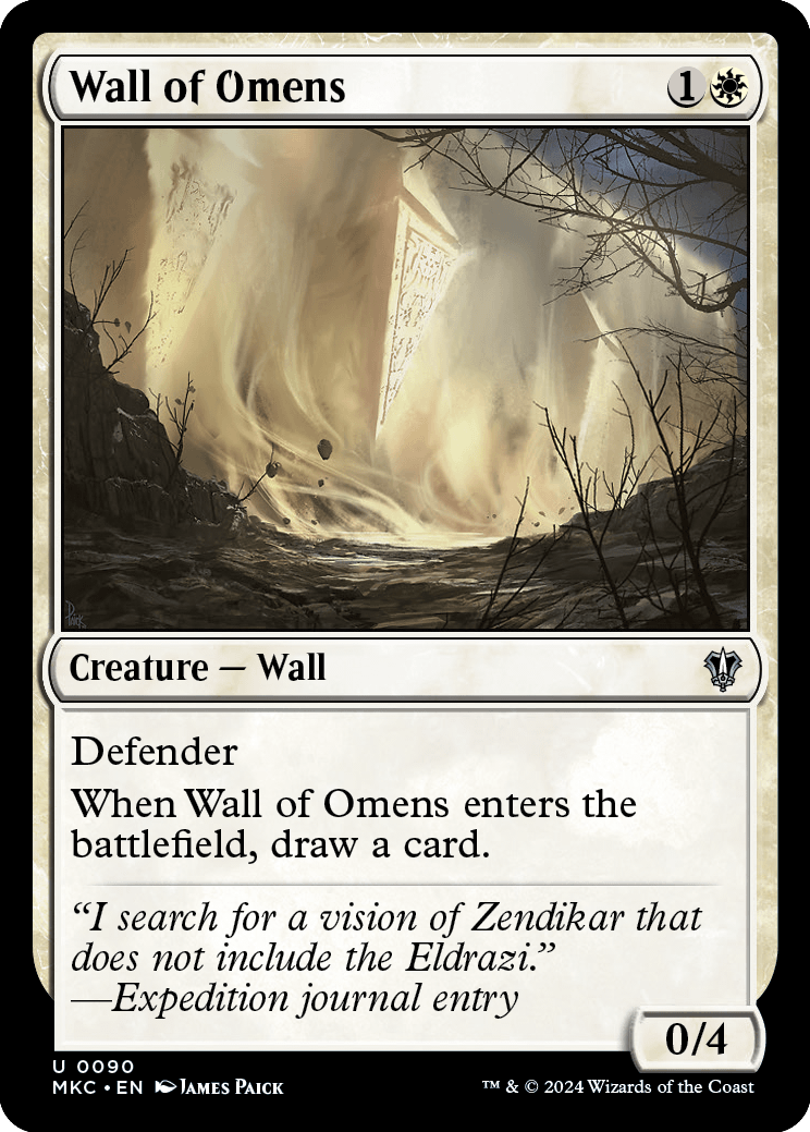《前兆の壁/Wall of Omens》 [MKC]