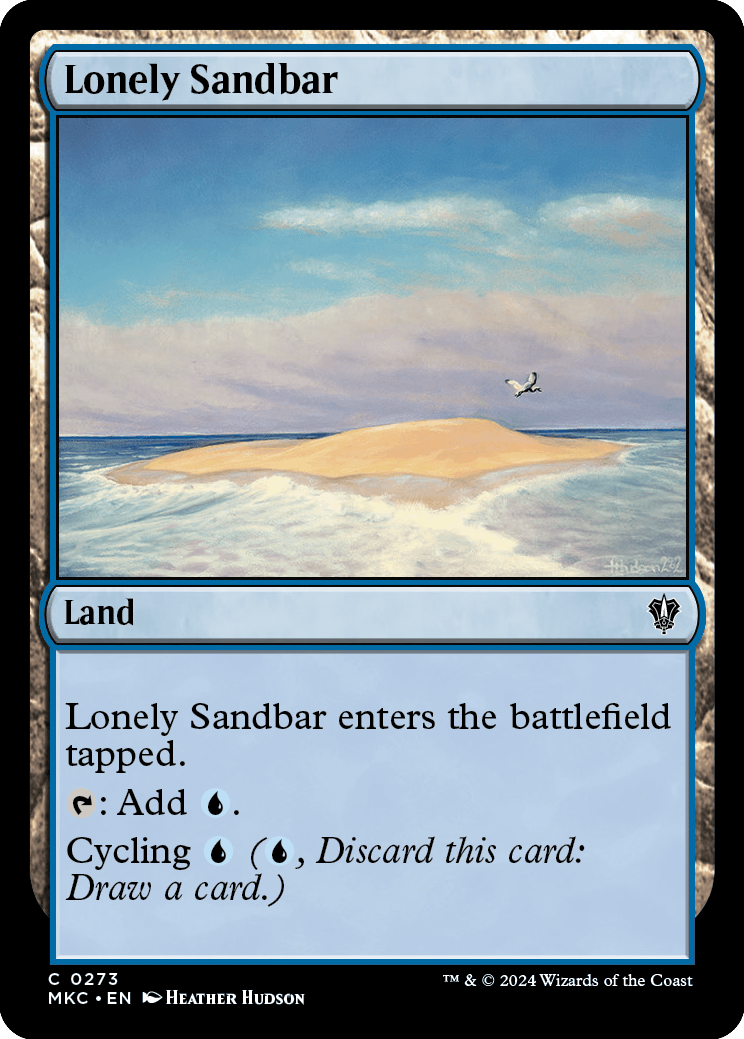《孤立した砂州/Lonely Sandbar》 [MKC]