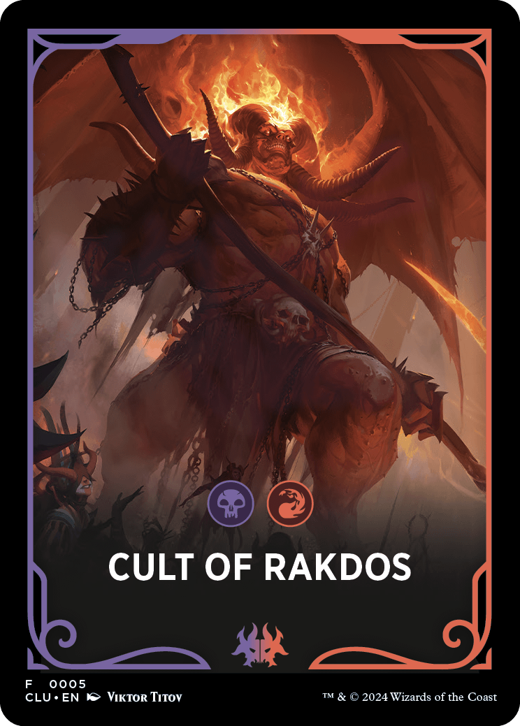 Cult of Rakdos 2 Ravnica Booster theme card
