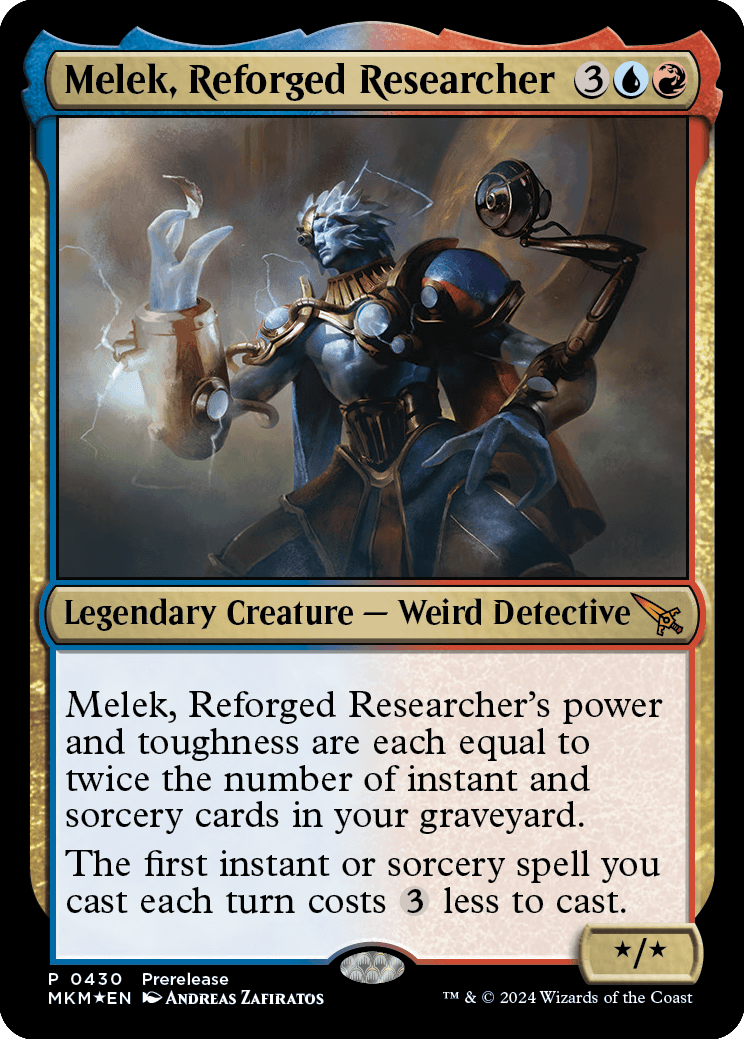 Melek, Reforged Researcher (Prerelease Pack Exclusive)