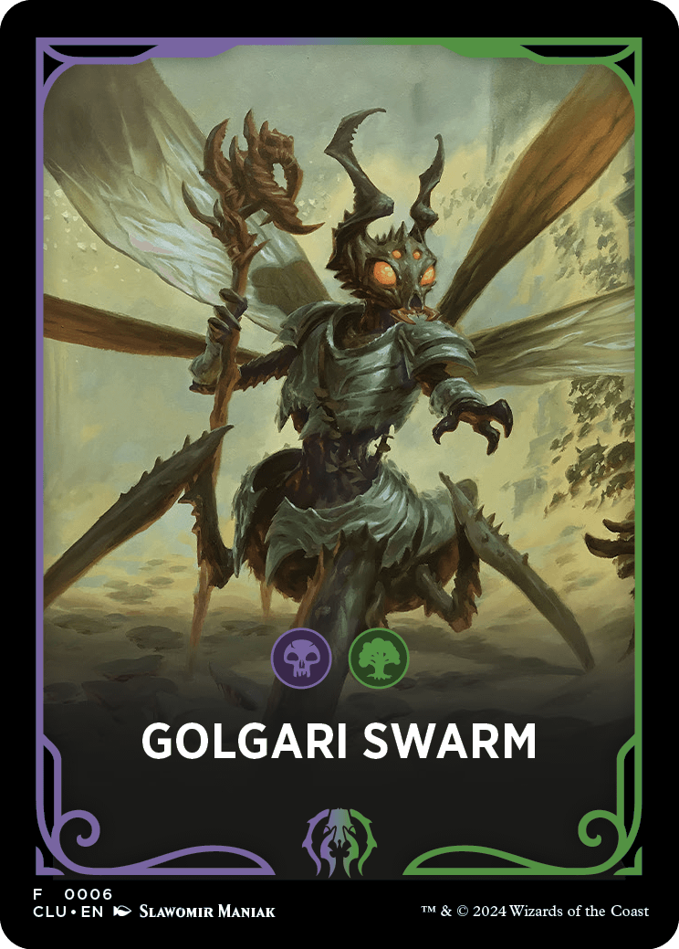 Golgari Swarm 1 Ravnica Booster theme card
