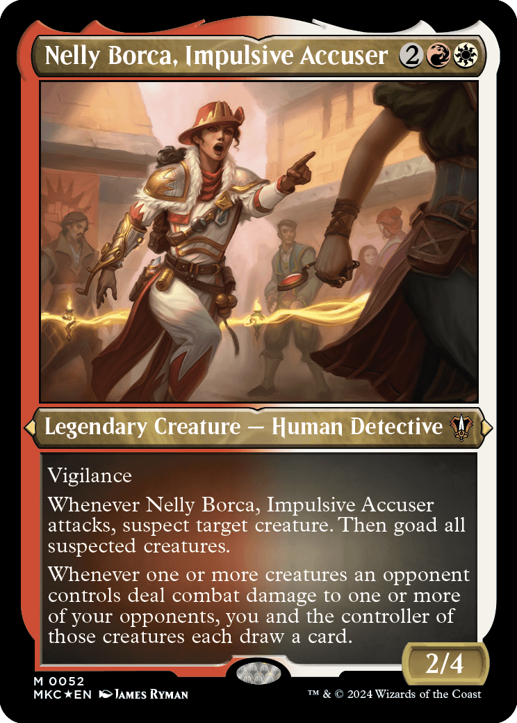 Nelly Borca, Impulsive Accuser (comandante foil grabado especial)