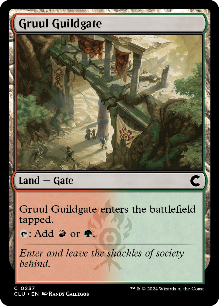 《グルールのギルド門/Gruul Guildgate》 [CLU]