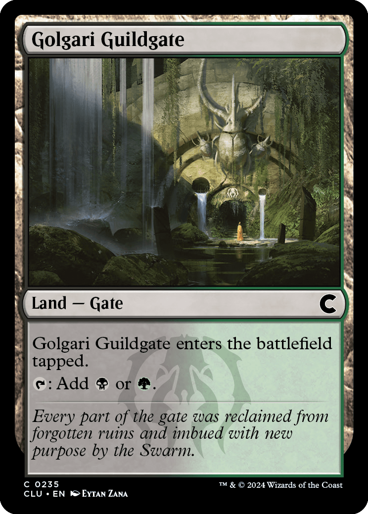 《ゴルガリのギルド門/Golgari Guildgate》 [CLU]