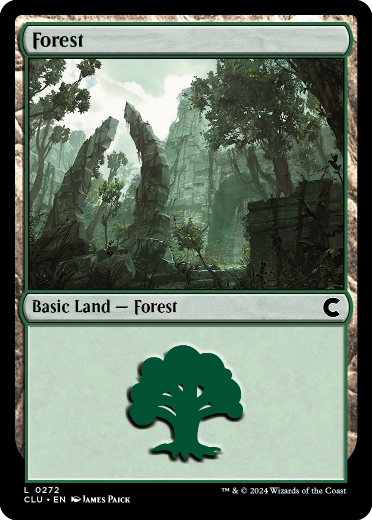Card de Floresta 2 dos Clãs Gruul