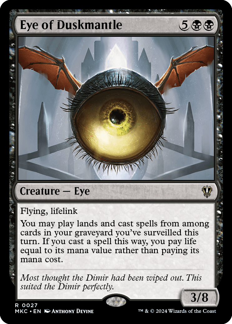 《ダスクマントルの目/Eye of Duskmantle》 [MKC]